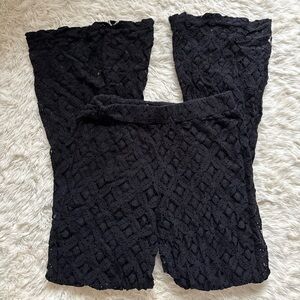 Boom Boom Jeans Black Lace Pants